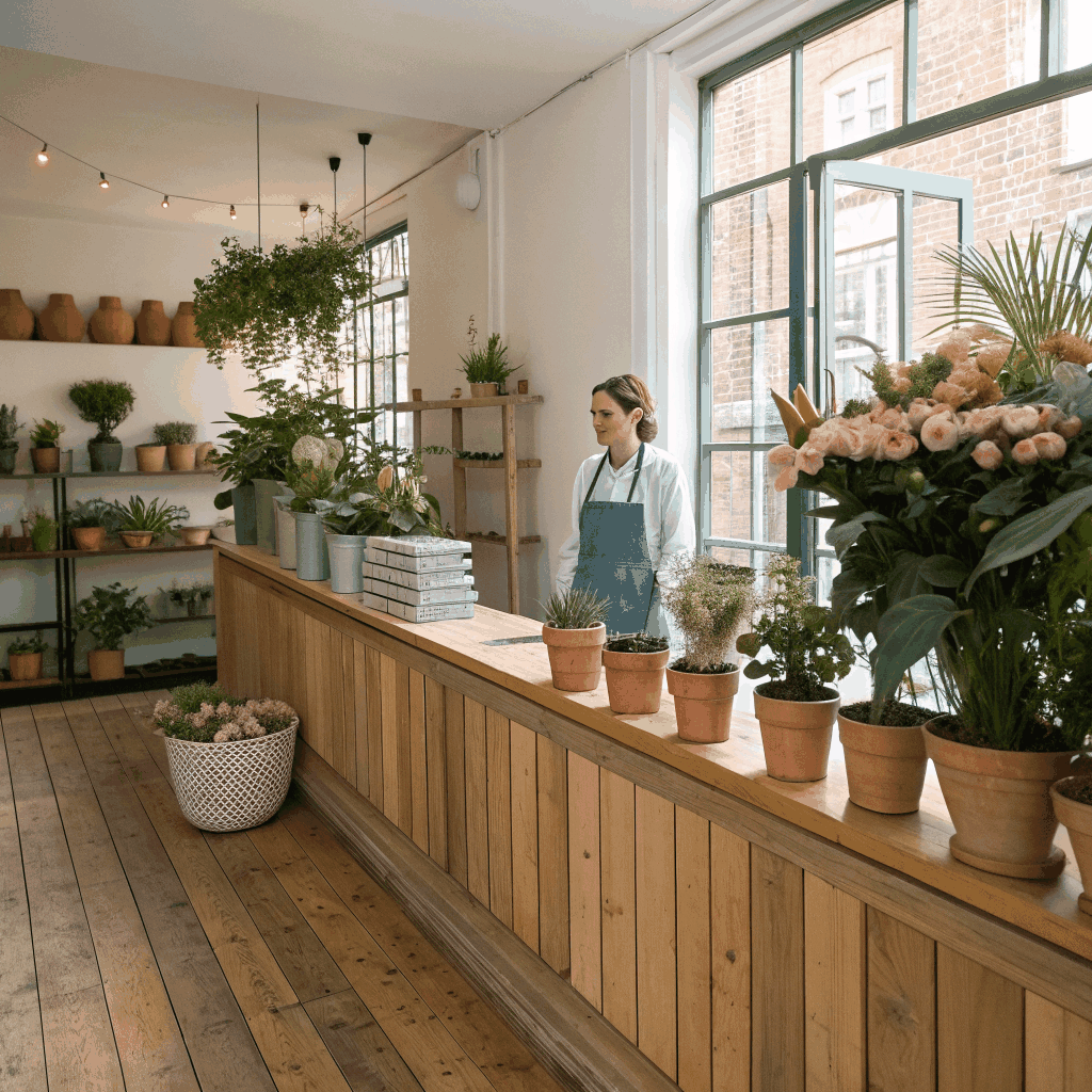 TABLECO Instagram lifestyle and boutique posts - fresh botanicals and ceramics