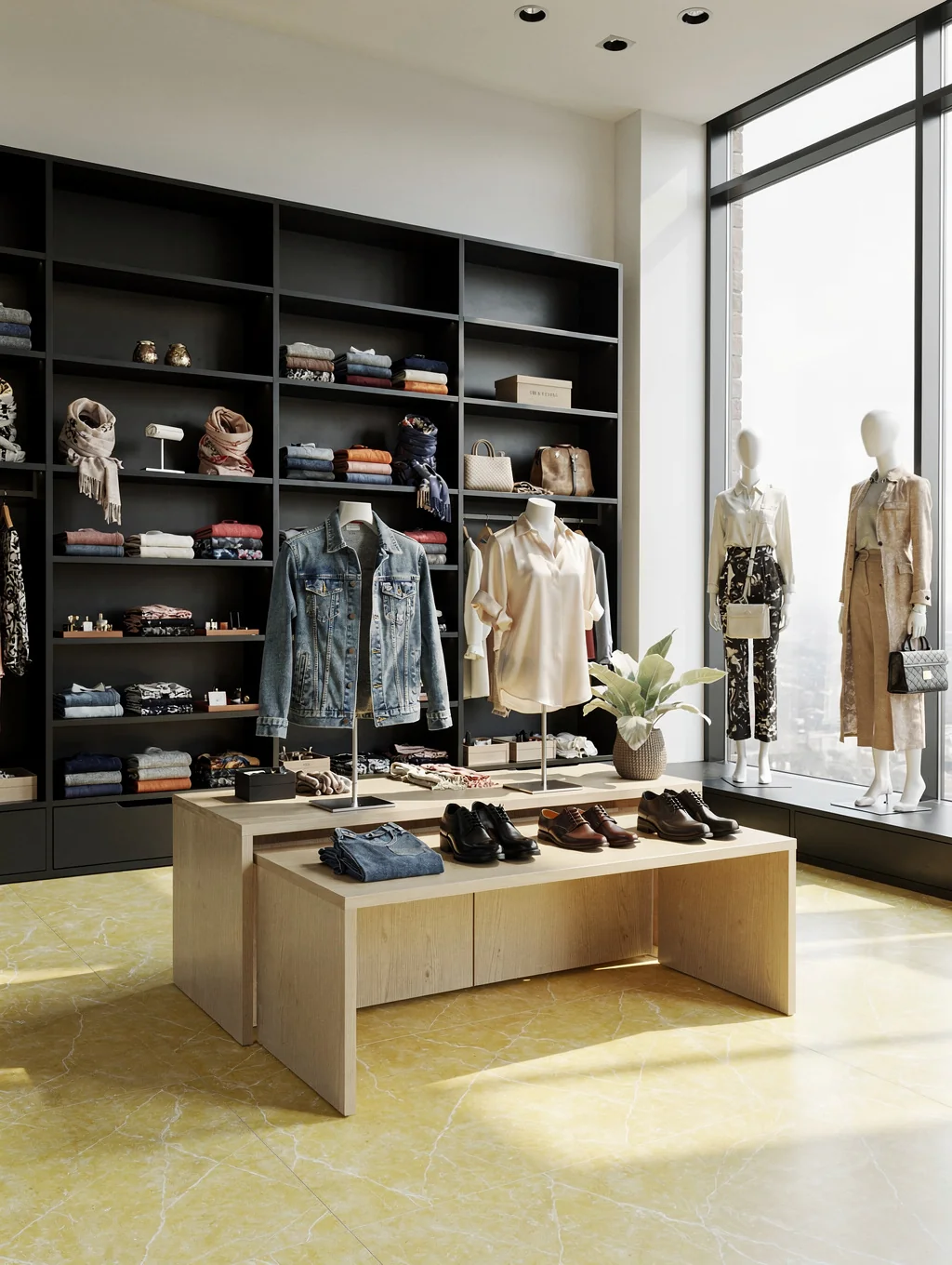 TABLECO boutique interior and curated displays in Lincolnton, NC