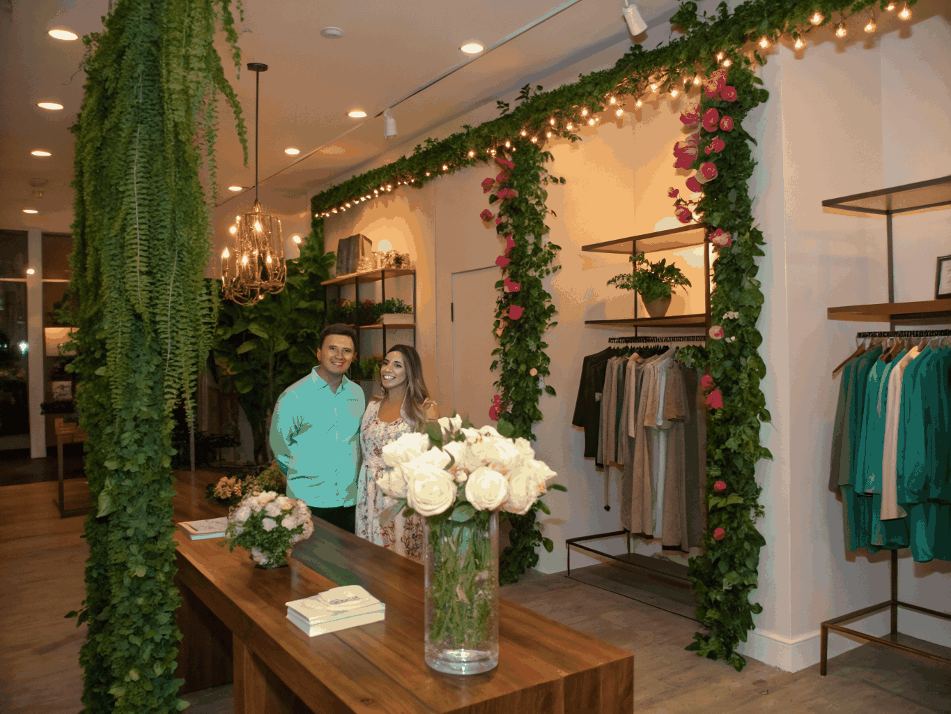 Intimate private gathering setup inside TABLECO boutique